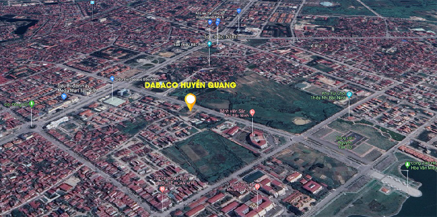 Location of Dabacos Parkview City Apartments on Huyen Quang Street.